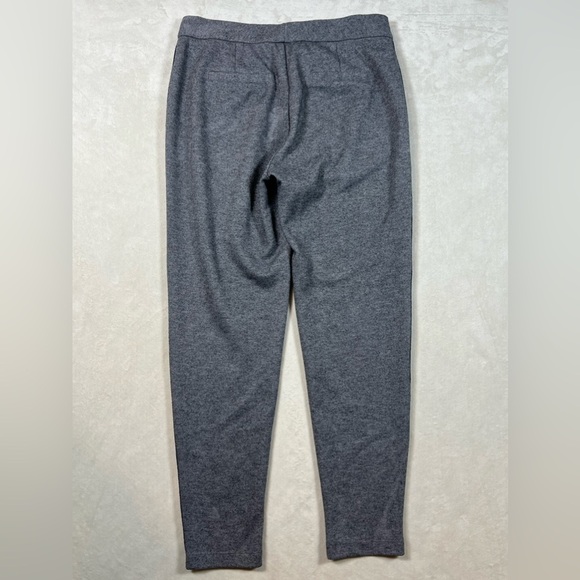 J. McLaughlin Wool Blend Size 6 Trousers Speckled Gray Straight Leg Stretch Pant - Picture 9 of 12